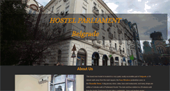 Desktop Screenshot of hostelparliament.com